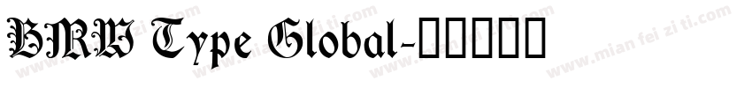 BMW Type Global字体转换